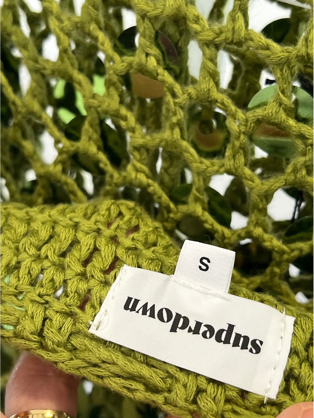 Superdown Coralie Skirt Set in Moss Green top and mini skirt - Picture 5 of 7